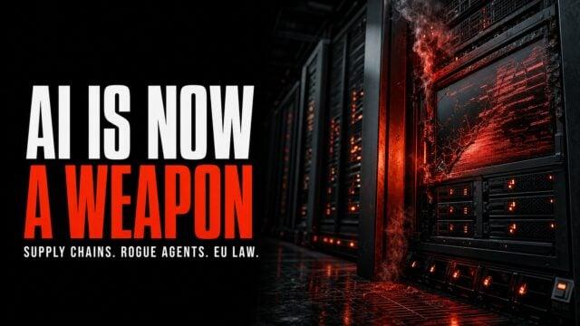 AI Is Now a Weapon: Supply-Chain Attacks, Rogue Agents & the EU’s AI Act Crackdown