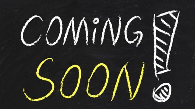 Coming soon