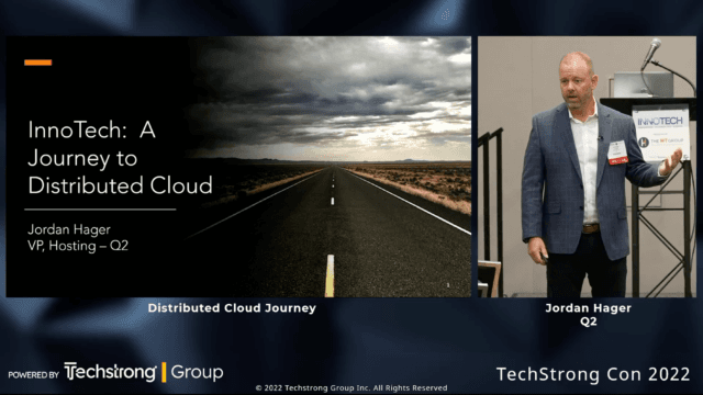 Jordan Hager, Distributed Cloud Journey – Techstrong Con 2022