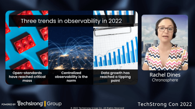 Rachel Dines, Three Trends in Observability for 2022 – Techstrong Con 2022