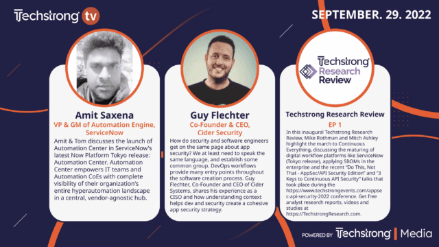 Techstrong TV – September 29, 2022