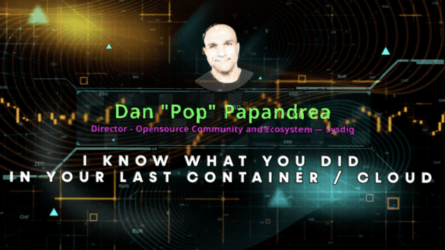 Dan Papandrea, Sysdig | FinConDX 2021