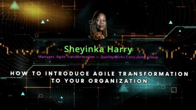 Sheyinka Harry, Agile Transformation | FinConDX 2021