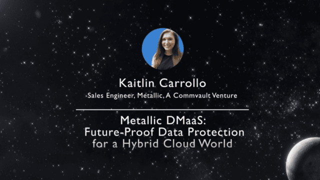 Kaitlin Carrollo, Metallic | DevOps Experience 2022