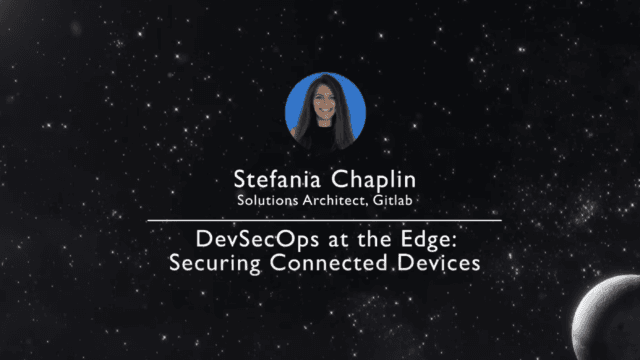 Stefania Chaplin, GitLab | DevOps Experience 2022