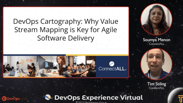 Tim Stiling and Soumya Menon, ConnectAll | DevOps Experience 2022