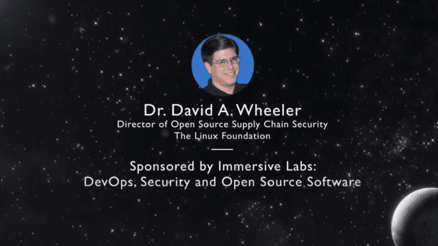 David A. Wheeler, The Linux Foundation | DevOps Experience 2022