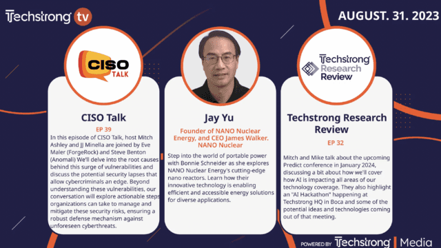 Techstrong TV – August 31, 2023