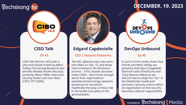 Techstrong TV – December 19, 2023