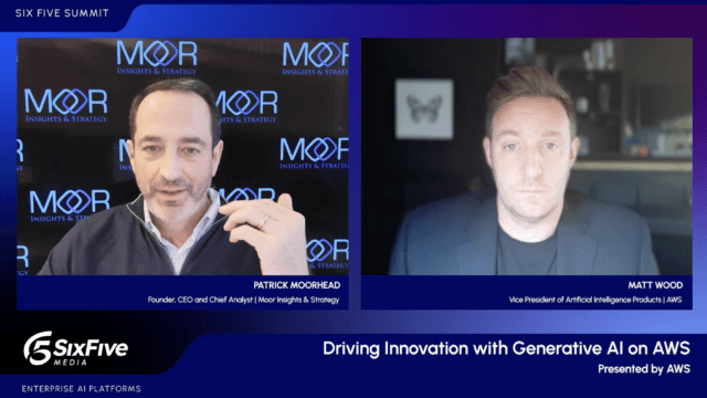 Driving Innovation with Generative AI on AWS | The Six Five Summit