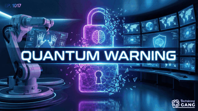 AI Trains Robots, Quantum Warnings, Security Teams | TSG Ep. 1017